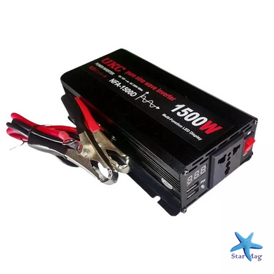 Інвертор 5 CORE 1500W 12V AC/DC &bull; Перетворювач напруги 5 CORE 1500W 12V із синусоїдальним виходом для автономного живлення