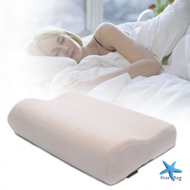 Ортопедична анатомічна подушка з пам'яттю Memory pillow для здорового та міцного сну