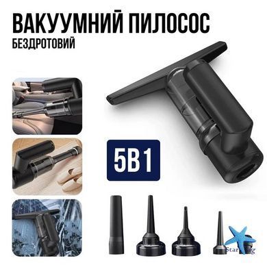 Беспроводной вакуумный пылесос 5в1 для дома, авто и окон &bull; Очиститель окон, мини-пылесос, насос, вакууматор и пылеудалитель