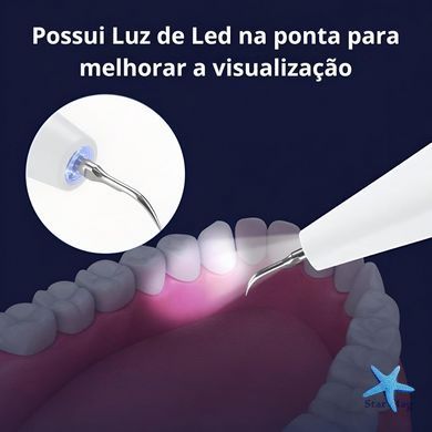 Ультразвуковий скалер для видалення зубного каменю Teeth Cleaner HY-46 ∙ Портативний скалер HY-46 для домашнього використання