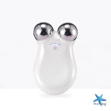 Вибрационный массажер Micro Current Skin для лица и тела &bull; Аппарат для ухода за кожей, расслабления и домашнего бьюти-массажа