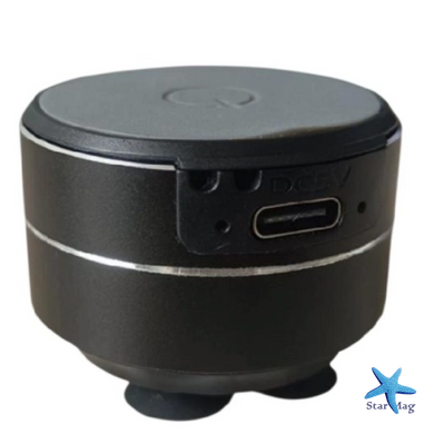 Вибрационная Bluetooth-колонка Hombasing 3 Вт с магнитом и присоской &bull; Беспроводная мини-колонка Hombasing Bluetooth 5.3 с аккумулятором и зарядкой Type-C