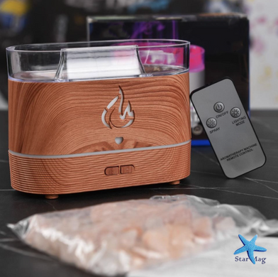 Увлажнитель воздуха с камнями Aroma Diffuser UV-1/FT-1928 с функцией увлажнения ∙ Настольная соляная лампа Aroma Diffuser UV-1/FT-1928