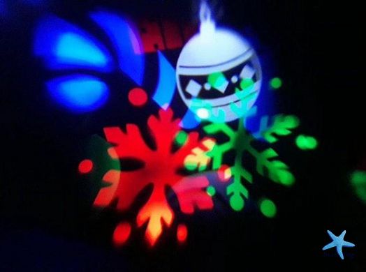 М'яка новорічна дитяча іграшка – проектор Дід Мороз ∙ Нічник у дитячу зі світловими та звуковими ефектами