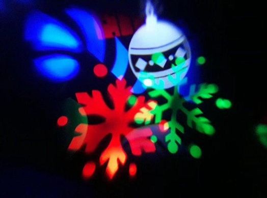 Мягкая новогодняя детская игрушка – проектор Дед Мороз ∙ Ночник в детскую со световыми и звуковыми эффектами