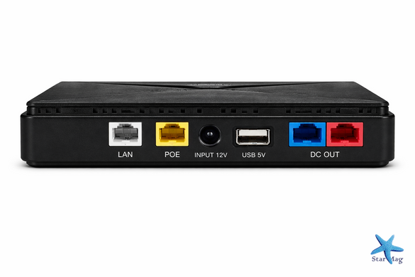Джерело безперебійного живлення Mini DC UPS для роутера та ONU &bull; Міні ДБЖ 12V з USB і DC виходами для Wi-Fi, модема та камер