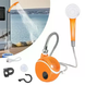 Акумуляторний душ для кемпінгу Portable Outdoor Shower 2000 мАг з насосом &bull; Портативний туристичний душ для дачі, походу та миття автомобіля