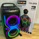 Bluetooth колонка Portable Party Speaker TTD-2016 &bull; Портативна бездротова акустична система TTD-2016 з караоке, LED-підсвіткою, USB, FM-радіо та акумулятором
