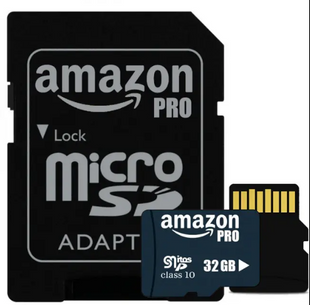 Карта памяти Micro SDHC 32GB Amazon pro microSD Микро СД карта с адаптером