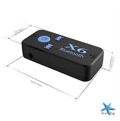Беспроводной Bluetooth-аудио ресивер BT-X6 ∙ Удобное беспроводное BT-X6 подключение звука