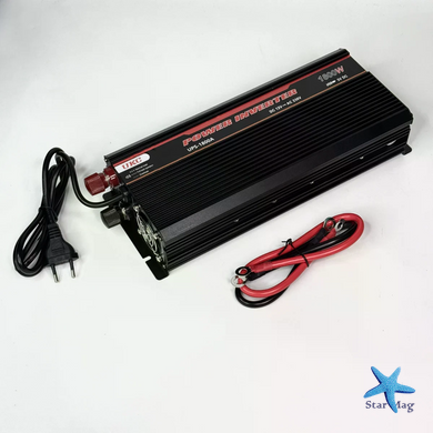 Перетворювач 5 CORE UPS-1800A 1800W 12V &bull; Інвертор 5 CORE UPS-1800A 12V-220V із зарядкою акумулятора 20A та функцією UPS