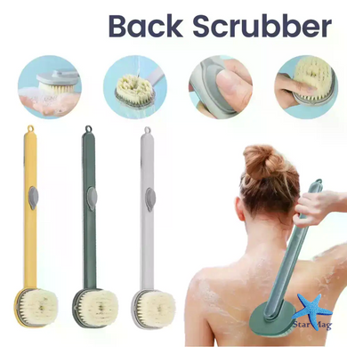 Щітка для душу Body Brush AND LY-588 з довгою ручкою та дозатором &bull; Масажна щітка для тіла, спини та догляду за шкірою з ємністю для гелю