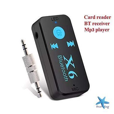 Беспроводной Bluetooth-аудио ресивер BT-X6 ∙ Удобное беспроводное BT-X6 подключение звука