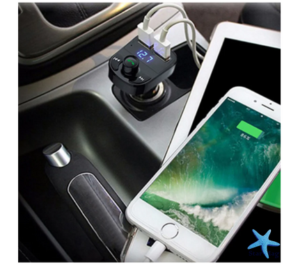 FM модулятор трансмиттер в авто Car X8 MP3 ∙ 2 USB разъема ∙ micro SD ∙ Bluetooth
