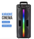 Колонка Bluetooth Wireless Speaker TTD-2806 яскрава атмосфера для вечірок ∙ Портативна колонка акумуляторна USB Bluetooth з мікрофоном 8,5" 40 W