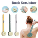 Щітка для душу Body Brush AND LY-588 з довгою ручкою та дозатором &bull; Масажна щітка для тіла, спини та догляду за шкірою з ємністю для гелю