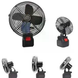Аккумуляторный вентилятор Lithium Electric Fan 48V черный &bull; Портативный беспроводной вентилятор с Li-ion аккумулятором для дома, дачи, офиса и отдыха