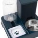 Автоматическая кормушка с поилкой 2 в 1 Pet Automatic для кошек и собак ∙ Двойная миска с автопоилкой и дозатором воды для домашних животных