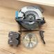 Акумуляторна циркулярна пила Circular Saw X-510 48V з 2 АКБ &bull; Бездротова дискова пила для дерева, фанери, ДСП і домашніх робіт