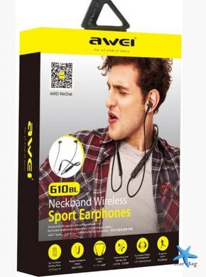 Бездротові навушники Bluetooth Awei G10BL BT, Чорні