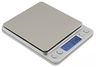 Электронные ювелирные весы MH-478 до 900 г с точностью 0,01 г &bull; Мини-весы с дополнительной чашей для украшений, монет, специй и мелких предметов