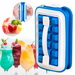 Лёдница герметичная Fill&Carry Without Spilla 18 ячеек ∙ Контейнер &ndash; ледница ∙ Форма для льда