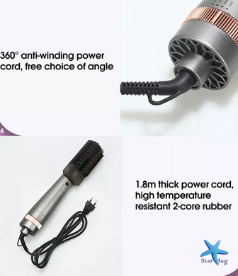Расческа-фен Hair Steam Brush INFRARED+SPRAY HOTairCOMB 3в1 ∙ Утюжок и фен Hair Steam Brush для выпрямления волос