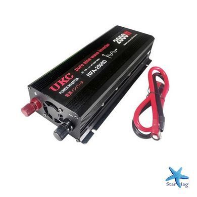 Інвертор 5 CORE 2000W 12V з чистою синусоїдою &bull; Перетворювач 5 CORE 2000W 12V-220V AC/DC Pure Sine Wave для резервного живлення