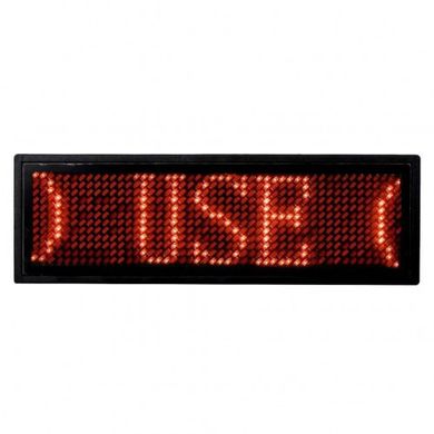 Электронный LED бейдж с бегущей строкой UKC B1248 ∙ Светодиодная LED вывеска – бейджик