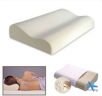 Анатомическая подушка с памятью Memory Latex pillow Ортопедическая подушка для шеи