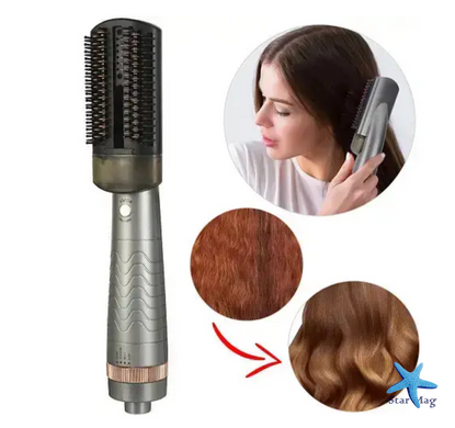 Расческа-фен Hair Steam Brush INFRARED+SPRAY HOTairCOMB 3в1 ∙ Утюжок и фен Hair Steam Brush для выпрямления волос