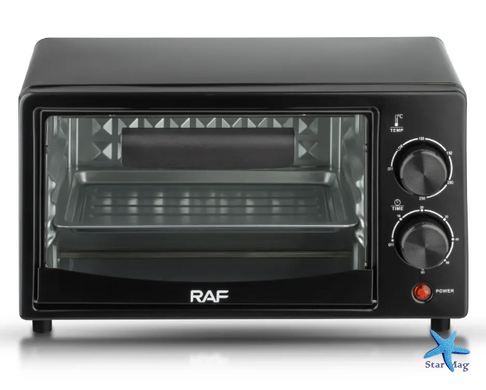 Электрическая печь RAF 5305 · Домашний портативный духовой шкаф духовка, 12 л · Черная