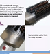 Расческа-фен Hair Steam Brush INFRARED+SPRAY HOTairCOMB 3в1 ∙ Утюжок и фен Hair Steam Brush для выпрямления волос