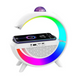 Настольная смарт лампа-ночник 3 в 1 RGB G2388 с беспроводной зарядкой ∙ Многофункциональный ночник Bluetooth колонка RGB 2388