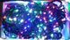 Гірлянда нитка 300led warm 100-10 led флеш на чорному дроті ∙ Провід гірлянда кульки 300 led