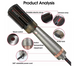 Расческа-фен Hair Steam Brush INFRARED+SPRAY HOTairCOMB 3в1 ∙ Утюжок и фен Hair Steam Brush для выпрямления волос