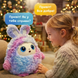 Интерактивная плюшевая AI-игрушка Ledodo с LED-глазами фиолетовая &bull; Мягкая игрушка с искусственным интеллектом для детей