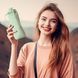 Складная силиконовая бутылка для воды 600 мл &bull; Компактная спортивная бутылка для туризма, тренировок, прогулок, школы и путешествий