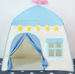 Детская игровая палатка Tipi Baby Tent · Складной домик – шатер для ребенка · Синий