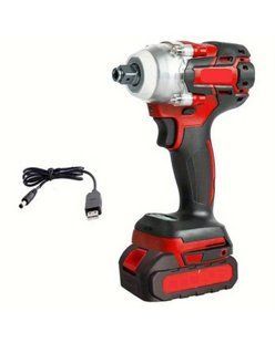 Електричний гайковерт MA752 24V з 2 акумуляторами RED &bull; Акумуляторний гайковерт MA752 для гайок, болтів, авто, гаража та майстерні