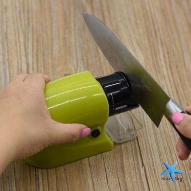 Беспроводная универсальная точилка для ножей Swifty Sharp Motorized Knife Sharpener Ножеточка Свифти Шарп