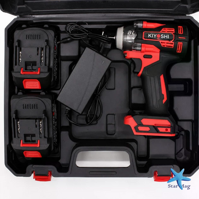Електричний гайковерт MA752 24V з 2 акумуляторами RED &bull; Акумуляторний гайковерт MA752 для гайок, болтів, авто, гаража та майстерні