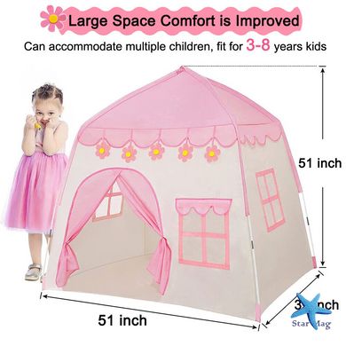 Дитячий ігровий намет Tipi Baby Tent · Складаний будиночок - палатка для дитини · Синій / Рожевий
