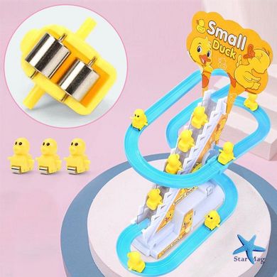 Интерактивная игра Утиная гоночная трасса Small Duck Детские музыкальные горки – эскалатор