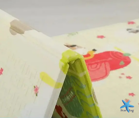 Дитячий розвиваючий складний термокилимок 200*180 см Folding baby mat Ігровий килимок для дітей (Автобус)