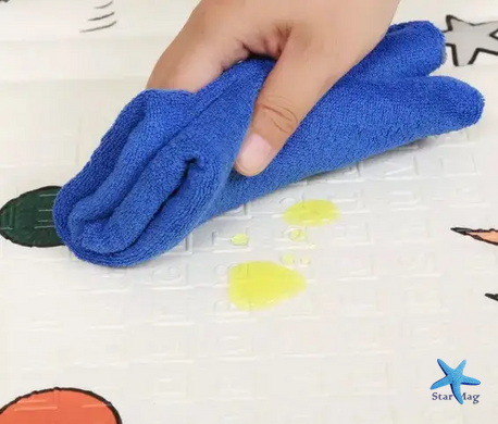 Дитячий розвиваючий складний термокилимок 200*180 см Folding baby mat Ігровий килимок для дітей (Автобус)