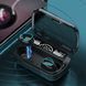 Беспроводные наушники M10 TWS с микрофоном &bull; Bluetooth вкладыши для Android и iOS в зарядном кейсе для музыки, звонков и повседневного использования