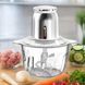 Стеклянный измельчитель Hoffmans HM-8843 &bull; 2 л 1200Вт универсальный кухонный чоппер