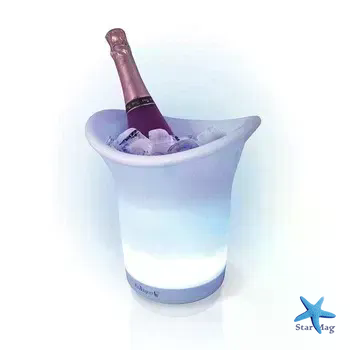 Світлове відро для льоду Bucket Light з Bluetooth &bull; LED відро для напоїв, бару, вечірки, пікніка та сервірування