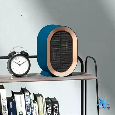 Керамічний обігрівач AIR HEATER 1200W &bull; Настільний тепловентилятор 1200 Вт з PTC-нагрівачем і захистом від перегріву
